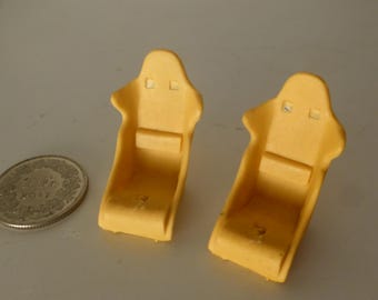 1:24 racing seats (2x) for rally, GT and touring cars of the 90-2000s