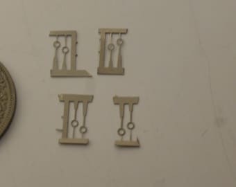1:43 photoetched tow hooks for racing cars (pack of 8 pieces)