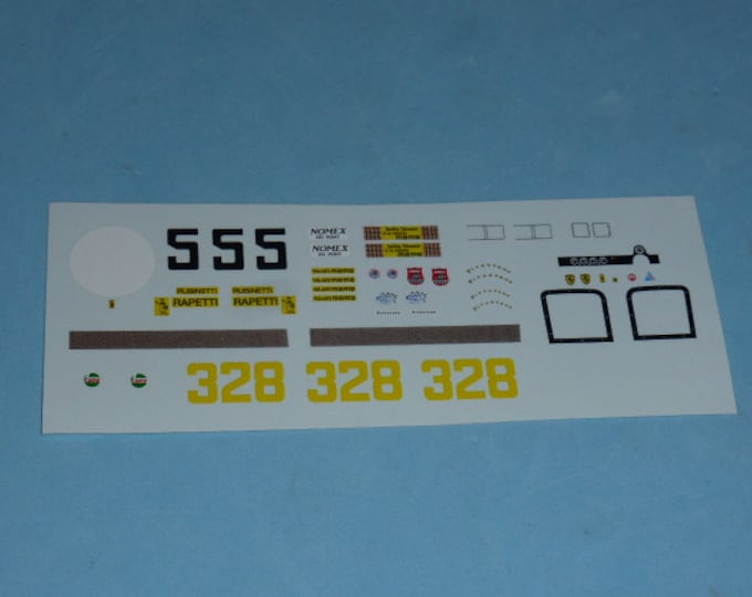 high quality 1:43 decals Ferrari 512S Picchio Rosso 1000km Monza/Trieste Opicina 1970 Madyero by Remember TK27