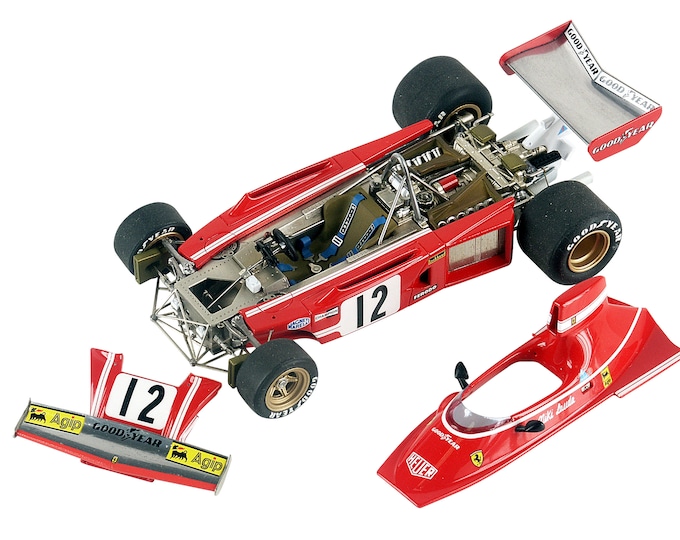 Ferrari 312 B3 Formula 1 Spanish GP 1974 Lauda or Regazzoni TAMEO Kits TMK355 1:43 to paint and to assemble