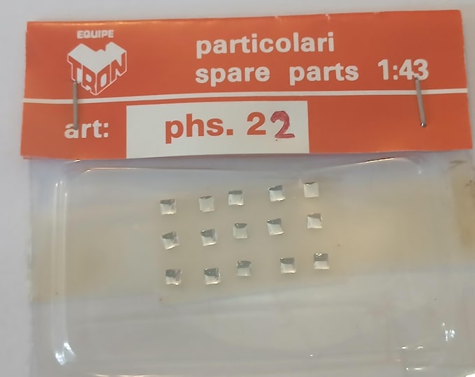 pack of 12 square lights (clear) for model cars and other models mm2x2 Tron PHS22