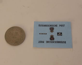 1:43 waterslide decals sheet Osterreichische Post for vans and trucks of the 50-60s