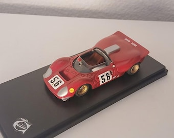 Ferrari 412P Spyder ch.0854 Wunstorf 1969 Piper/Hermann REMEMBER Models 1:43 Factory built