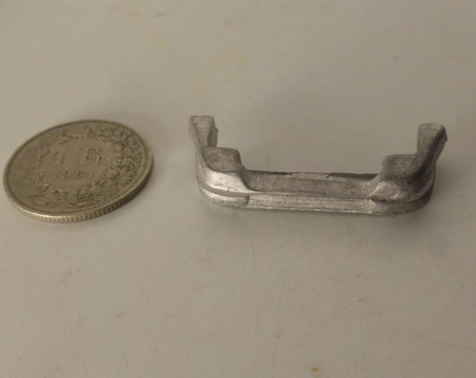 1:43 white metal rear bumper for racing Porsche 911S Carrera RS RSR etc BAM production