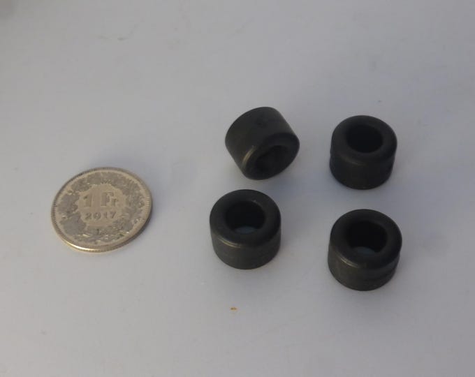 Set of 4 tires, slick - Model car accessories - Scale model tires - 1:43 mm 10.3x14.8x8.1 #4321