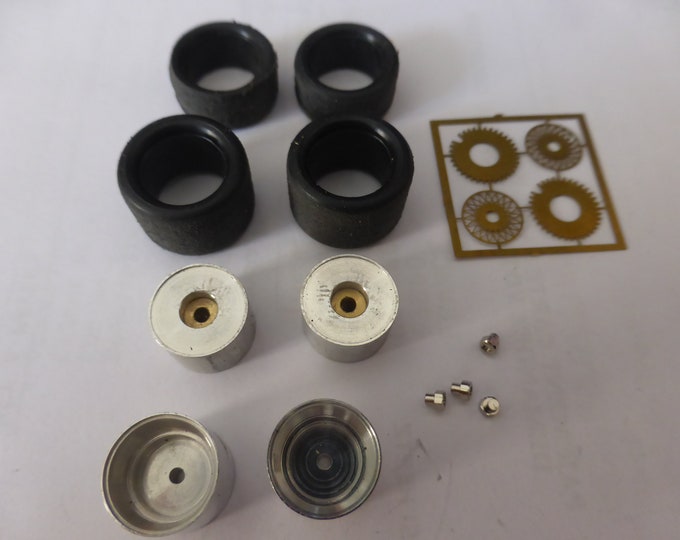 high definition 1:43 BBS 16" wheels (mixed configuration) for Porsche 956 and other Group C cars Horbra ZR0208