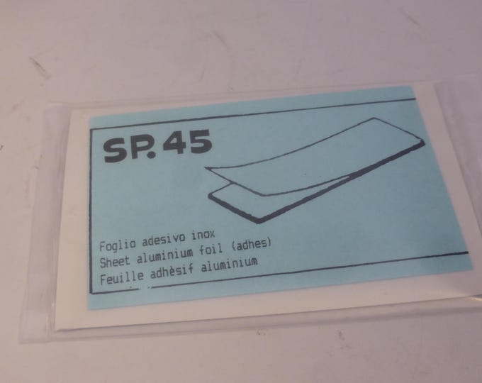 Self adhesive aluminium foil cm 10x6.20 Tron production SP45