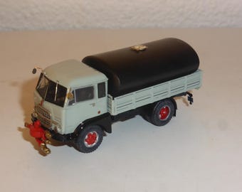 Fiat 639 street sweeping truck city of Bologna (Italy) Handbuilt special model by Nonomologati 1:87 H0