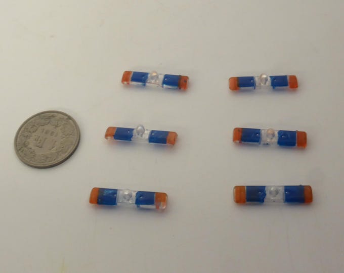 1:43 plastic emergency and warning light bars for Police cars etc (pack of 6 pcs)
