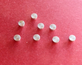 Set of 8x 1:18 (or similar scale) alumimium machined caps / rivets for racing and sport cars high definition 18CP1