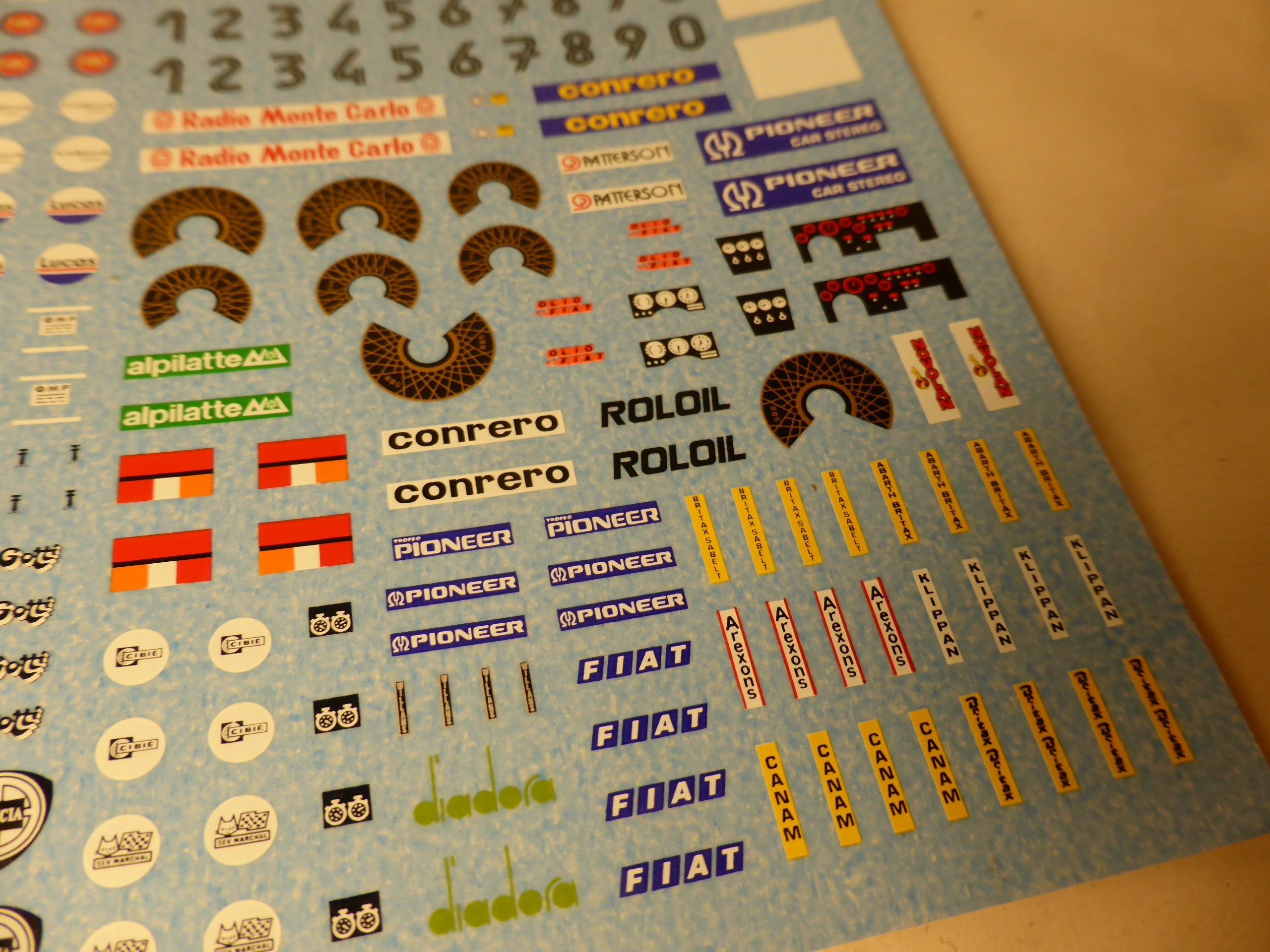 high quality 143 decals for rally cars of the 70/80s Conrero, Roloil