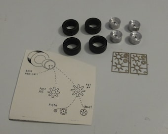 1:43 8-spokes wheels for racing and rally cars (Ford Sierra, Escort, Renault, Lancia etc) Robustelli R43