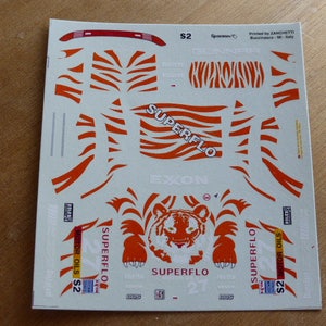 1:43 decals Porsche 993 911 Carrera RS Gunnar-Superflo 24h Daytona 1996 #27 Refenning/Vargo