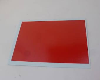 Waterslide decals sheet GLOSS CARMINE RED colour (cm 11.80x8.00) Interdecal production