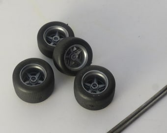 high definition wheel set for Porsche 917, 917L, Carrera RSR Turbo '74 etc. Remember W03 1:43