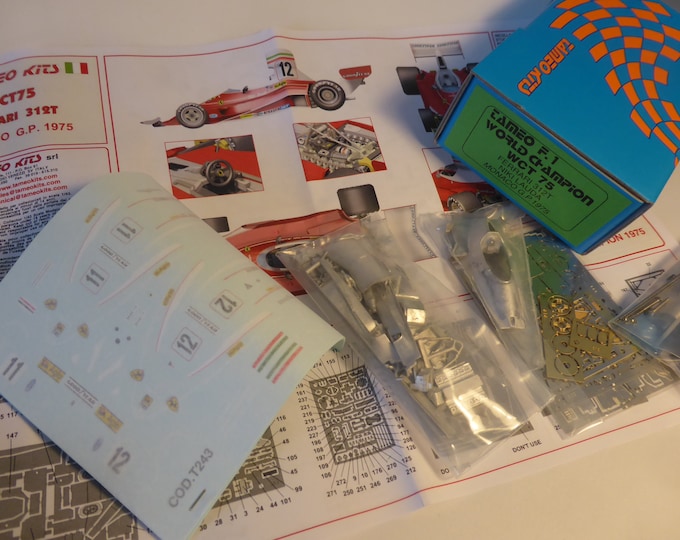 Ferrari 312T Formula 1 Monaco GP 1975 Lauda TAMEO Kits WCT-075 1:43 to paint and to assemble