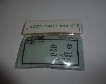 1:43 plastic and photoetched mm 8.0 steering wheels for sports and racing cars of the 50-60s FDS V75
