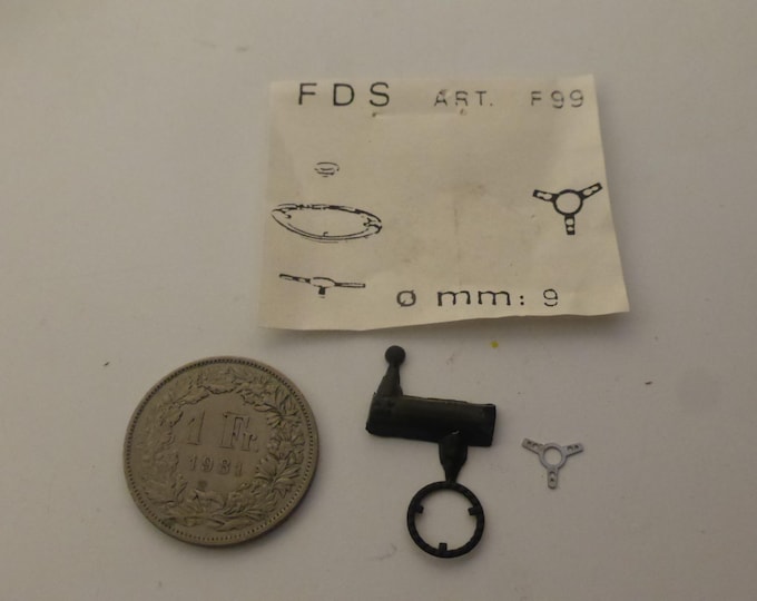 1:43 plastic and photoetched 3-spoke steering wheel mm 9 for sports and racing cars of the 60-70-80s FDS F99