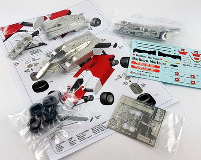 Alfa Romeo 182 Formula 1 Monaco GP 1982 Giacomelli or De Cesaris TAMEO Kits SLK104 1:43 to paint and to assemble