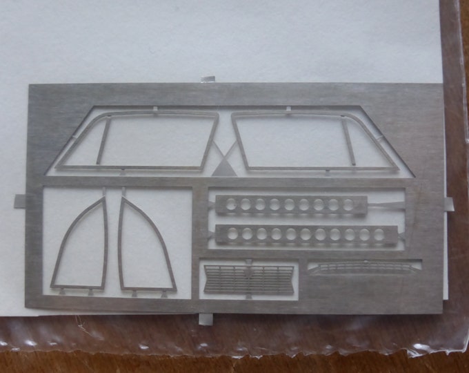 Set of photoetched parts for Lancia Fulvia Zagato (for diecast, kits etc) Carrara Models SP89 1:43