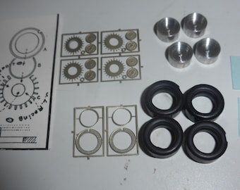 1:43 OZ Racing wheels (with additional front autoventilating spats) for rally cars of the 90s Robustelli R67D