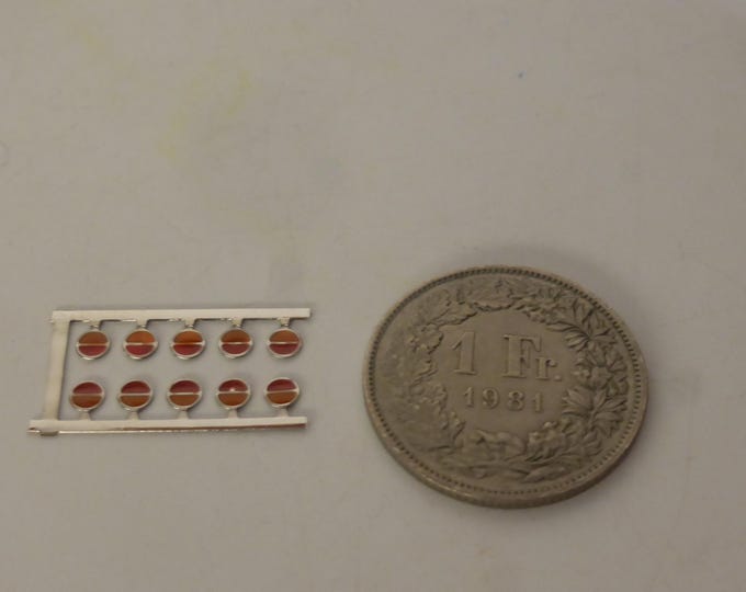 1:43 photoetched+resin lights rear round lights for racing and road cars Racing RA23