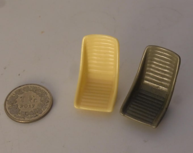 1:24 racing seats (2 pieces) for rally, sports, GT and touring cars of the 60-70s Abarth Fiat Lancia etc
