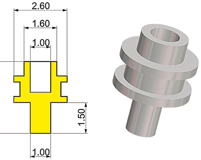 1:43 machined aluminium driveshaft cowlings type-A (4 pieces) Tameo PG13