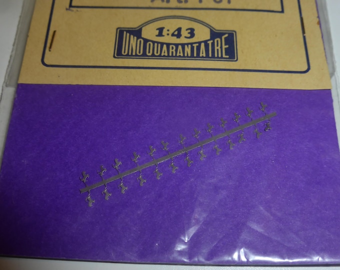 Pack of 26 Ferrari prancing horses for 1:43 scale models (mm 3.30 height) Unoquarantatre production F-01