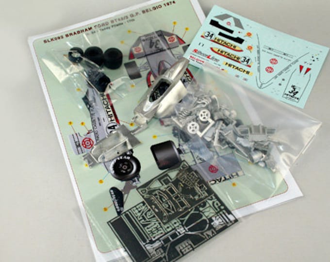 Brabham Cosworth BT42/3 F.1 Belgian GP 1974 Teddy Pilette TAMEO Kits SLK092 1:43 to paint and to assemble