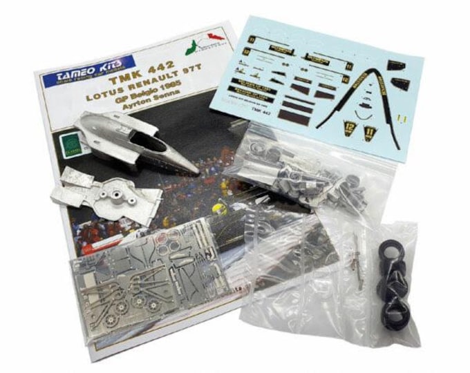 Lotus Renault 97T F.1 Belgian GP 1985 Senna or De Angelis TAMEO Kits TMK442 1:43 to paint and to assemble