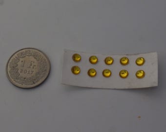 pack of 10 lights (clear yellow) for model cars and other models mm 4.5 round Remember L11