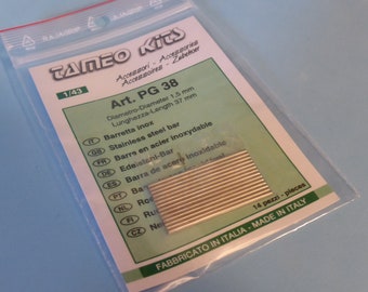 stainless steel bar mm 1.5x37 (pack of 14 pcs) Tameo PG38 1:43