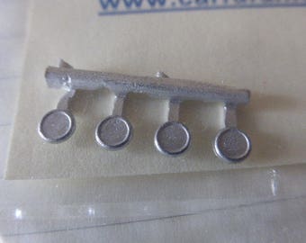 high quality round lights for road and racing cars 3.9-2.9mm yellow Carrara Models F07 1:43