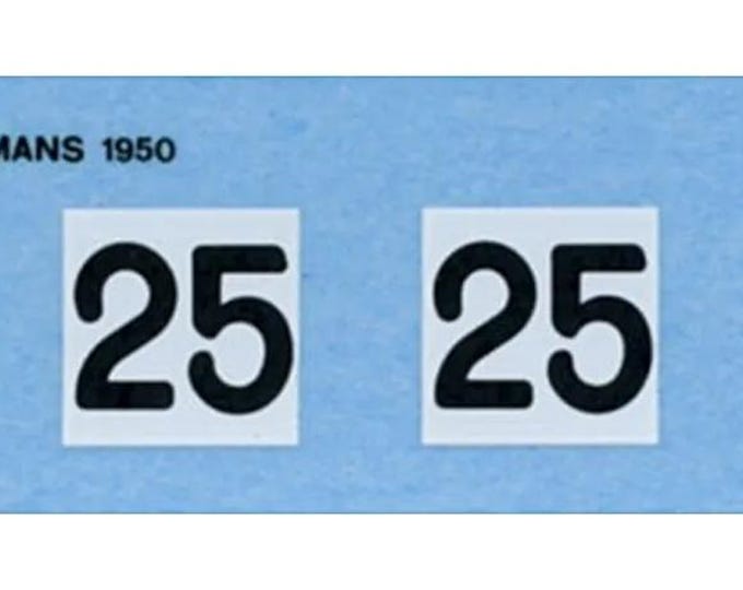 1:43 waterslide serigraphed decals Ferrari 166MM Coupé Le Mans 1950 #25 Tameo TMK029