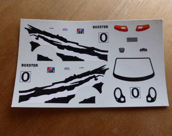 high quality 1:43 decals Porsche 986 Boxster GT3 USRRC 2001 M.Epps #0