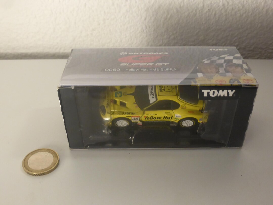 1:64 Toyota Supra Yellow Hat Japan Super GT 2005 Series Tomica