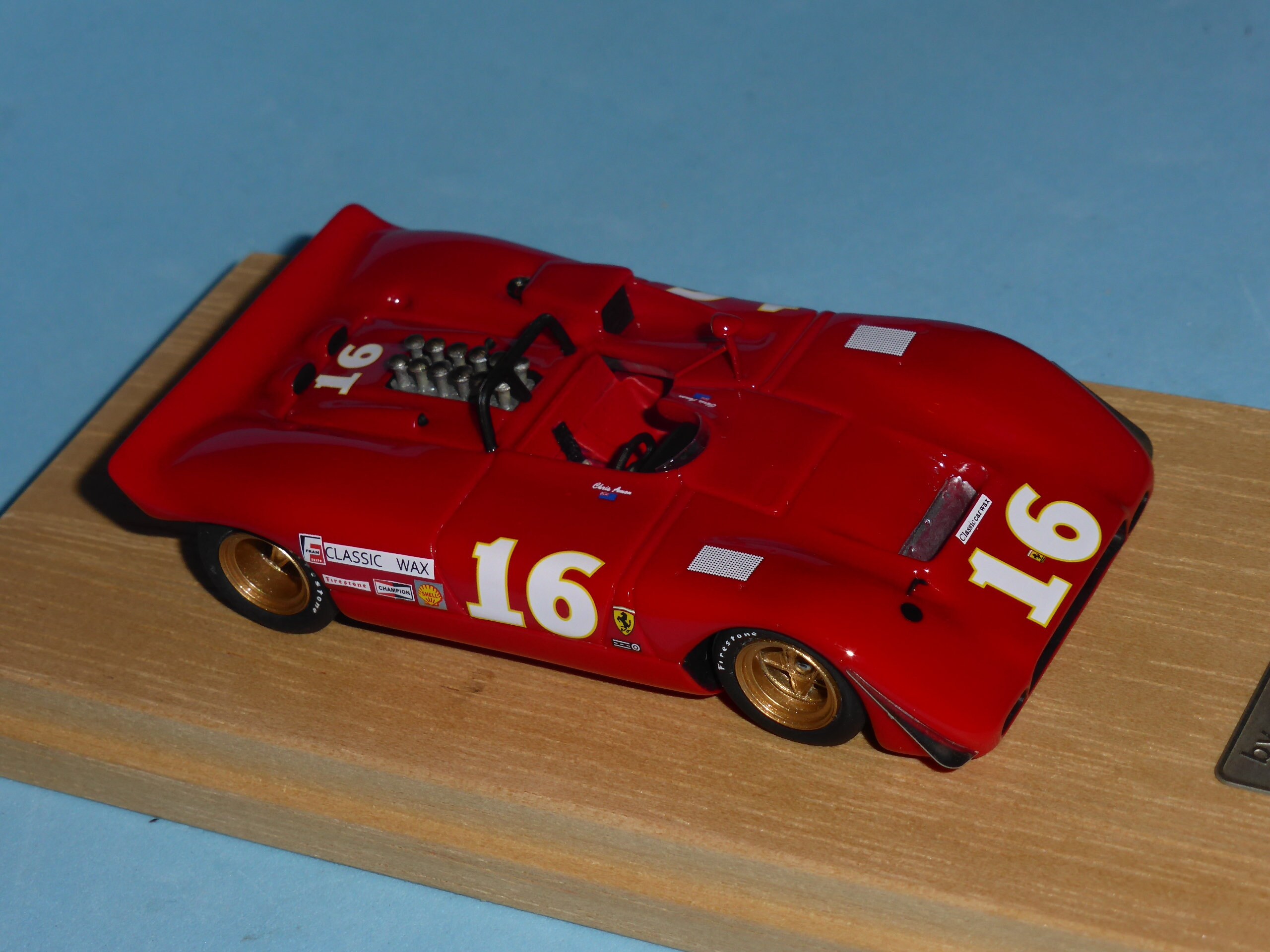 Ferrari 612 Can-Am Mid Ohio 1969 #16 Chris Amon Madyero by