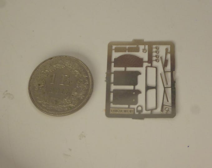1:43 photoetched set for Lancia Delta Integrale Rally Gr.A (wipers, plaques, hooks etc)