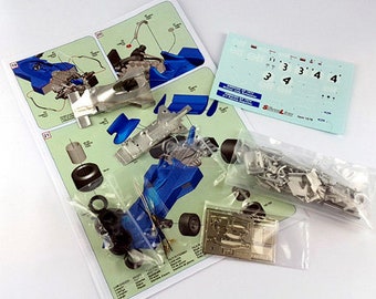 Tyrrell Ford Cosworth 007 Formula 1 Swedish GP 1974 Scheckter or Depailler TAMEO Kits SLK103 1:43 to paint and to assemble