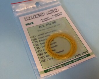high quality yellow colour mm 0.5 diameter cable 2 meters (ideal for engines, brakes, etc) Tameo PG36 1:43