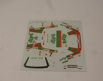 1:43 decals for Lancia Delta HF 4WD GrA Totip Jolly Club Rally Monte Carlo 1988 #7 Fiorio/Pirollo