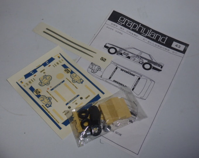 transkit for BMW M3 Gr.A Alpina Michelin ETCC 1987 Giroix/Lohr #52 1:43 Graphyland 43