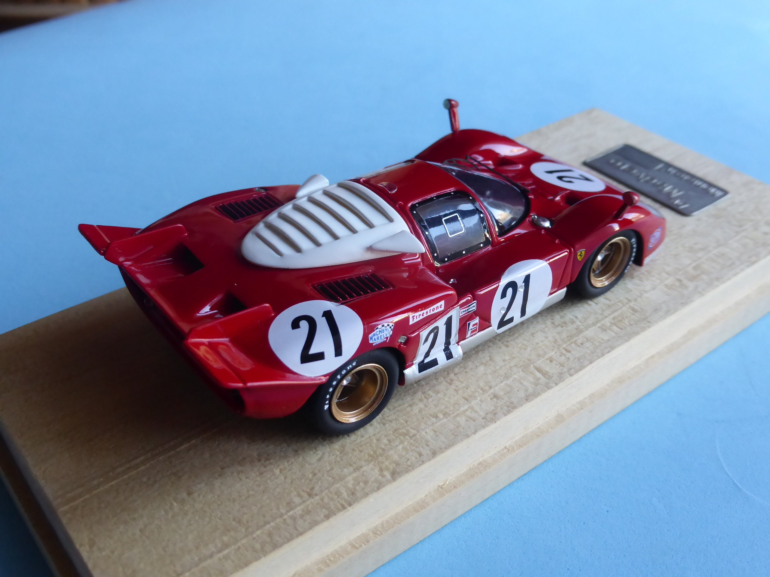 Hot Wheels Elite Ferrari 512S 1/18 - 12h Sebring 1970 - Mario Andretti