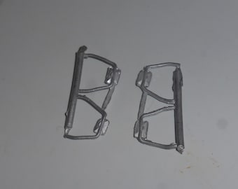 1:43 white metal side mirrors for vans and trucks (pack of 2 couples)