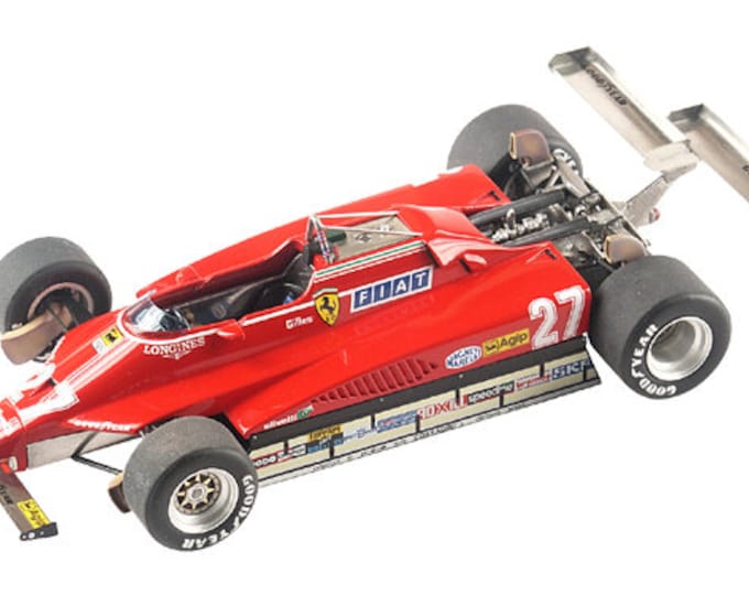 Ferrari 126 C2 F.1 GP Usa West 1982 Villeneuve or Pironi TAMEO Kits TMK320 1:43 to paint and to assemble