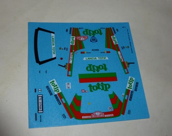 1:43 decals Lancia Delta Integrale Gr.A Jolly Club-Totip Rally Montecarlo 1988 Fiorio CARTOGRAF printing