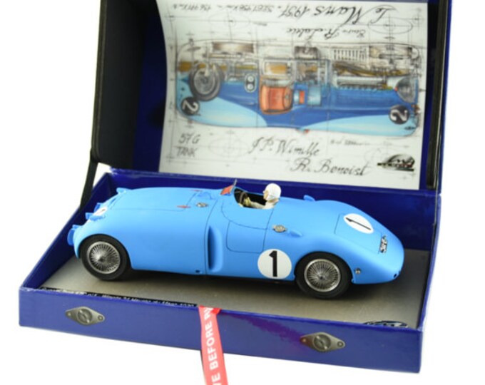 Bugatti 57C Le Mans 1939 winner Wimille/Veyron Le Mans Miniatures slot car 1:32 132011EVO/1M