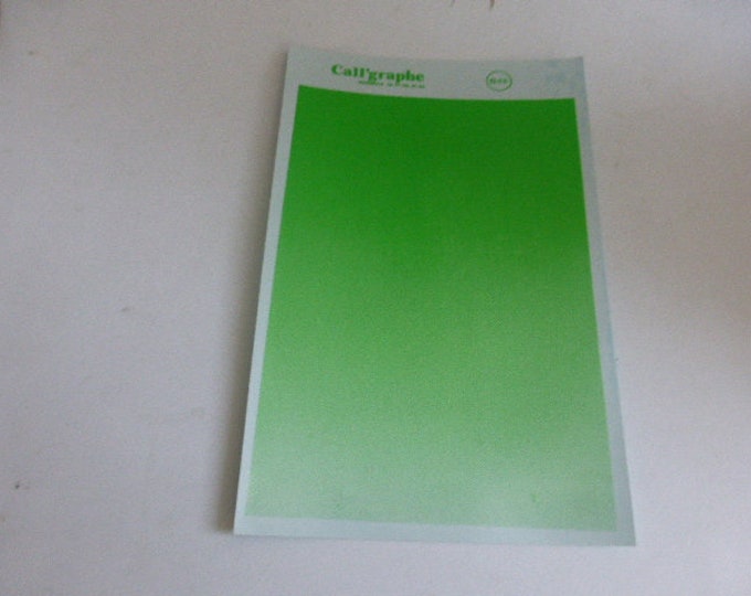 decals sheet bright green colour (degrading) cm 16.8 x 11.4 Call'graphe G48