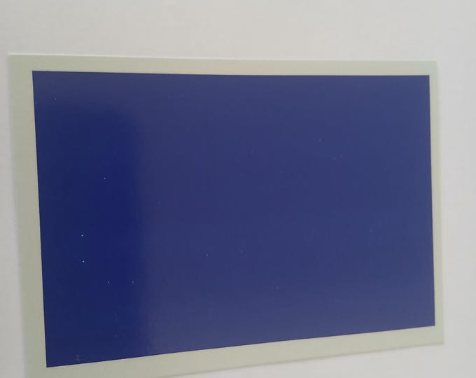 Waterslide decals sheet GLOSS DARK BLUE colour (cm 11.80x8.00 wide) Interdecal production